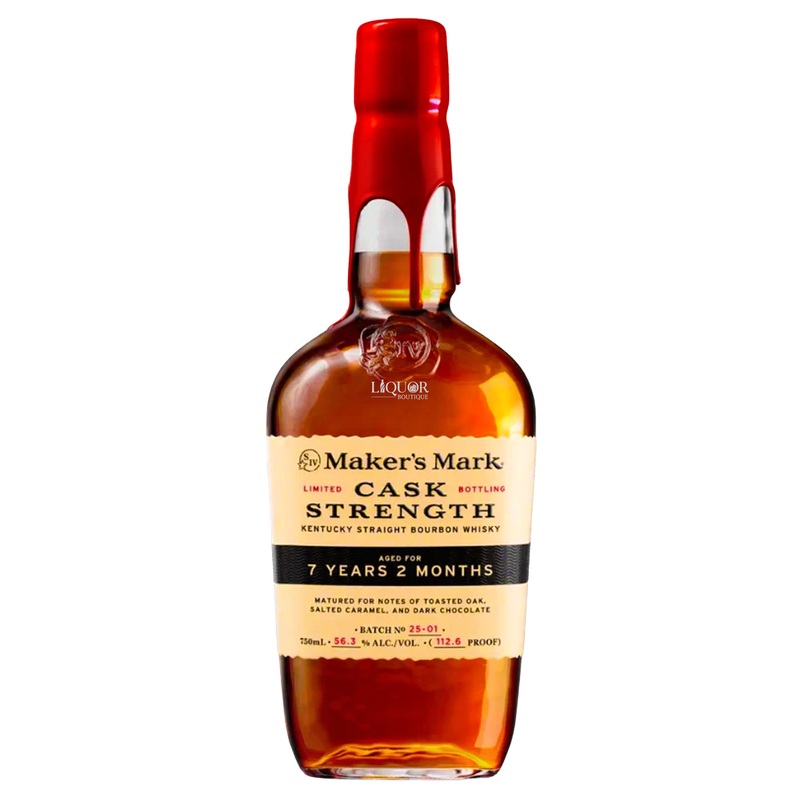 Makers Mark Cask Strength 7 Year Bourbon Whiskey 750ml