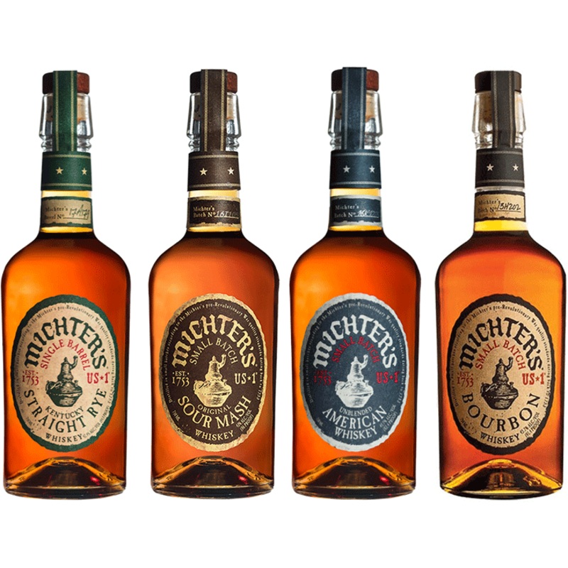 Michter's US1 Kentucky Straight Rye, Sour Mash Whiskey, American Whiskey and Bourbon Bundle
