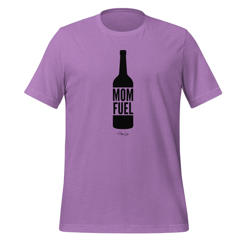 Mom Fuel Premium Tee Heather Team Purple