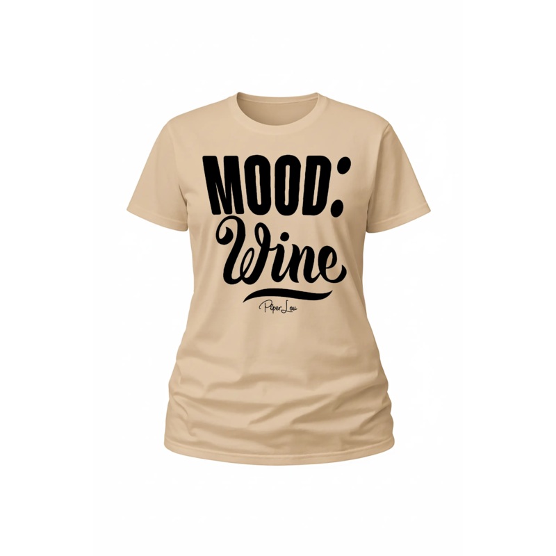 Mood Wine - Classic Tee White