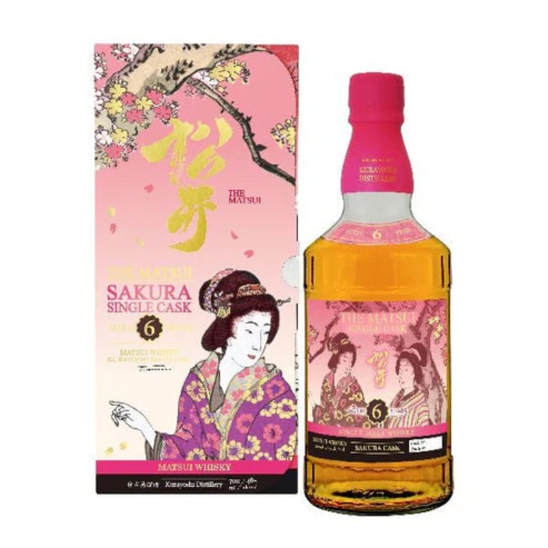 The Matsui Single Sakura Cask 6 Year Old Japanese Single Malt Whisky | 700ML