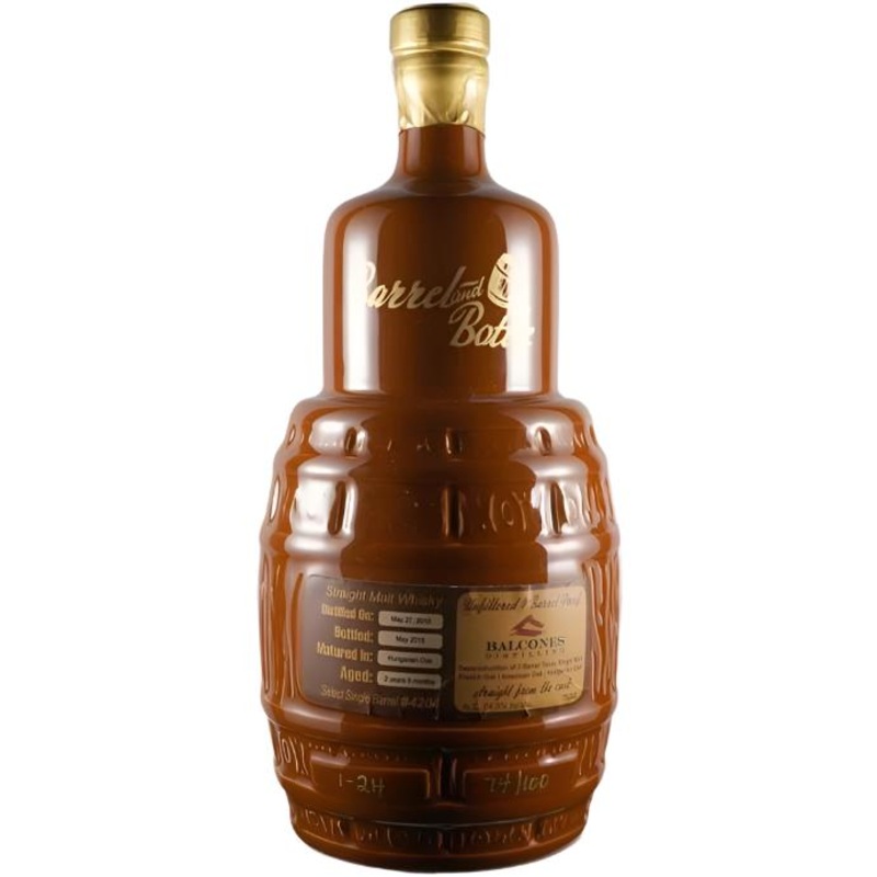Barrel & Bottle Balcones Deconstruction Hungarian Oak Aged Texas Single Malt Whiskey