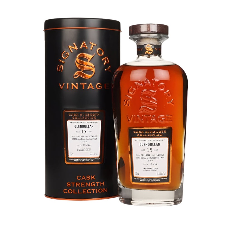 Glendullan 15 Year Old 2009 Cask #9 - Cask Strength Collection (Signatory) Single Malt Scotch Whisky | 700ML