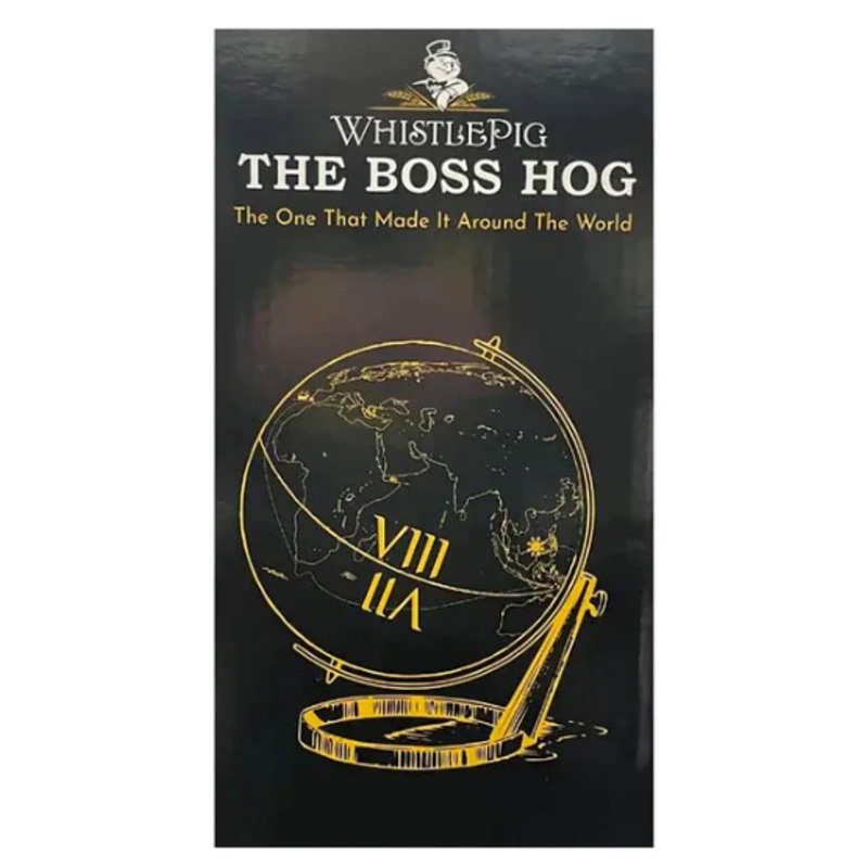 WhistlePig The Boss Hog VIII "The One That Made It Around The World" Whiskey