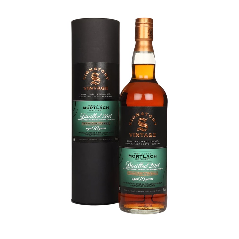 Mortlach 10 Year Old 2014 - Small Batch Edition #15 (Signatory) Single Malt Scotch Whisky | 700ML