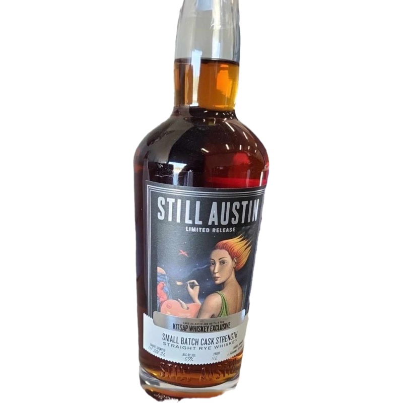 Still Austin | Kitsap Exclusive | Small Batch Cask Strength Straight Rye Whiskey | Limited Release