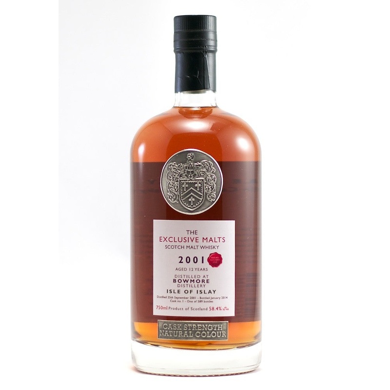 Exclusive Malts Bowmore 12 Year Old Cask Strength Single Malt Scotch Whisky