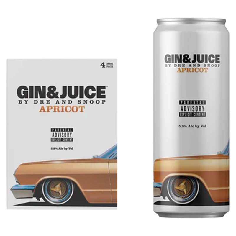 Gin & Juice by Dre and Snoop Apricot 4 Pack