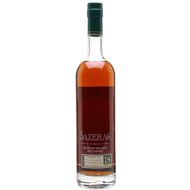 SAZERAC RYE 18 YEAR OLD 2016 750ml 90 Proof