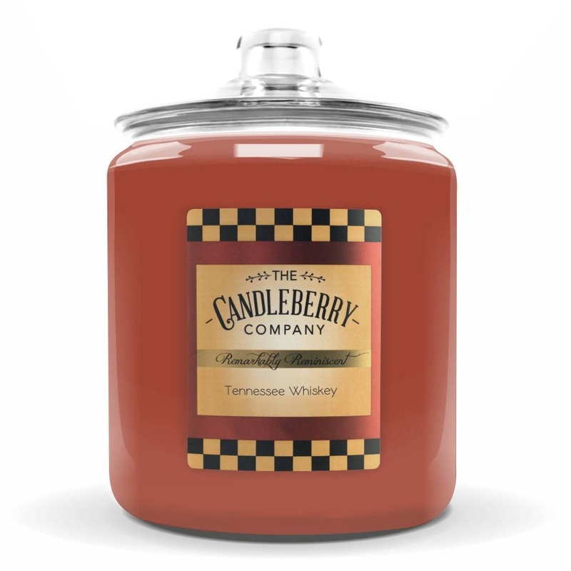 The Candleberry Co. Tennessee Whiskey, 4 - Wick, Cookie Jar Candle