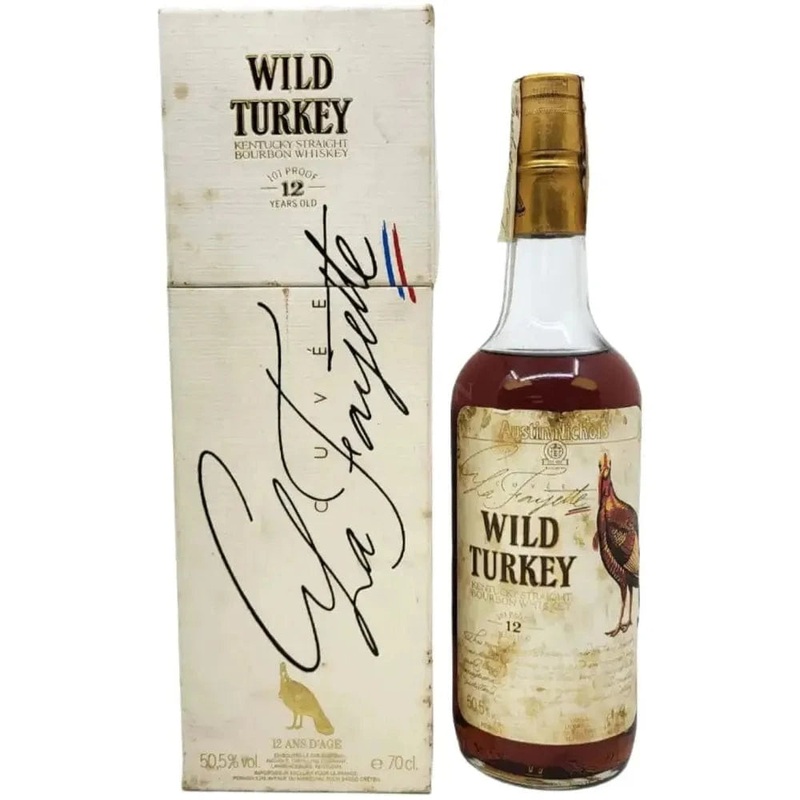 Wild Turkey 12 Year 101 Proof Cuve La Fayette French Release 1991