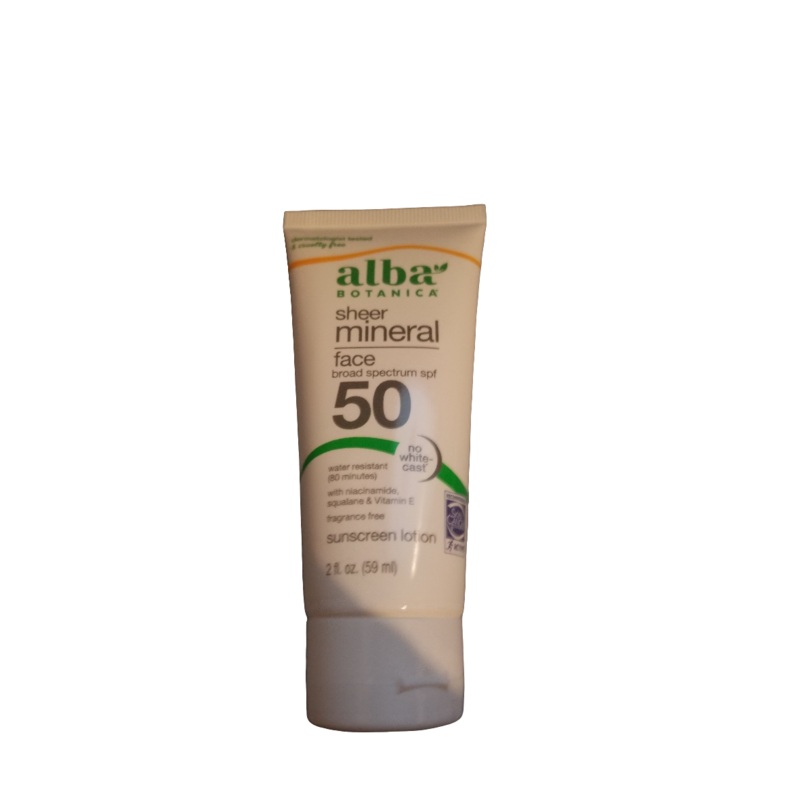 ALBA BOTANICA Sheer Mineral Face Broad Spectrum spf 50