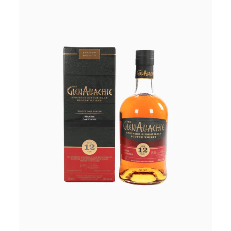 GlenAllachie 12 Year Old Spanish Oak Finish Scotch Whisky | 700ML