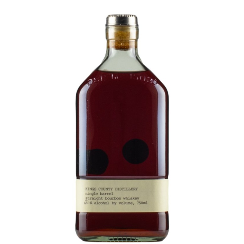 Kings County Single Barrel 5 Year Old Barrel Strength Bourbon Whiskey