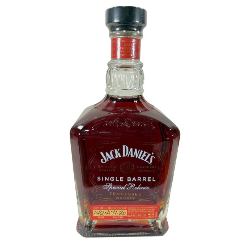 Jack Daniel's Single Barrel Special Release Coy Hill 142.4 Proof Black Ink Tennessee Whiskey