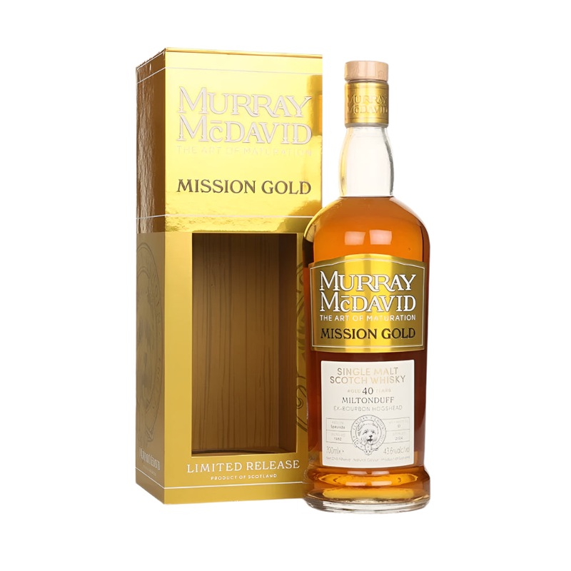 Miltonduff 40 Year Old 1982 - Mission Gold (Murray McDavid) Single Malt Scotch Whisky| 700ML