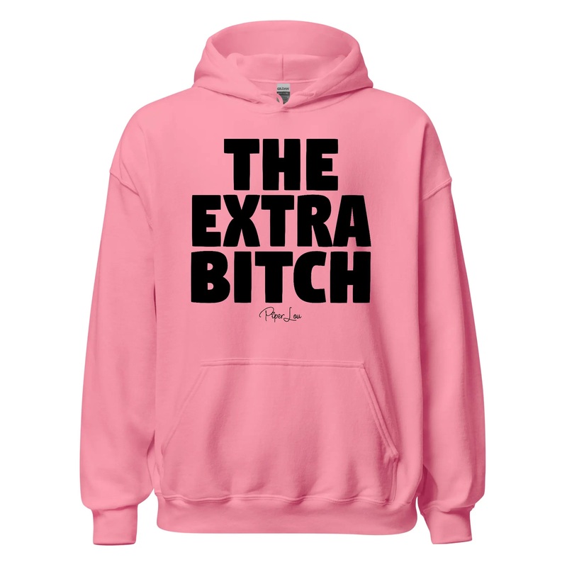 The Extra Bitch - Graphic Hoodie White
