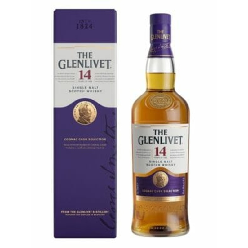 Glenlivet 14 Year Cognac Cask Selection Scotch 750ml