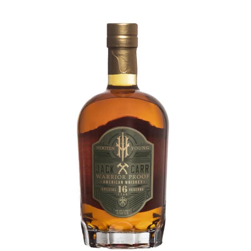 Hooten Young Jack Carr Warrior Proof Special Reserve 16 Year Old American Whiskey