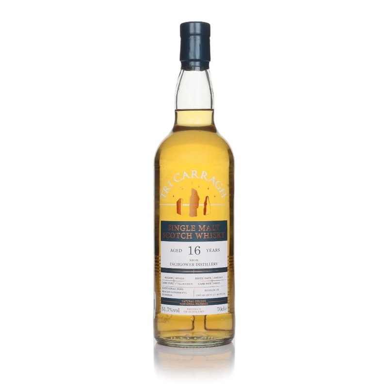 Inchgower 16 Year Old 2008 (Tri Carragh) Single Malt Scotch Whisky | 700ML