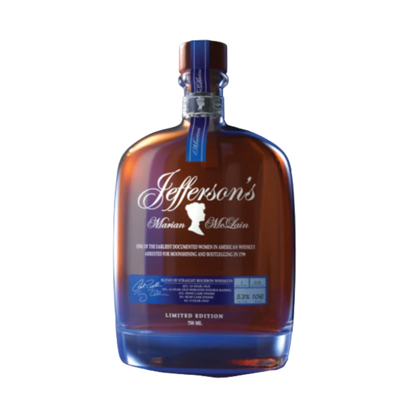 Jeffersons Marian Mclain Batch #1 2nd Edition Limited Edition Kentucky Bourbon Whiskey