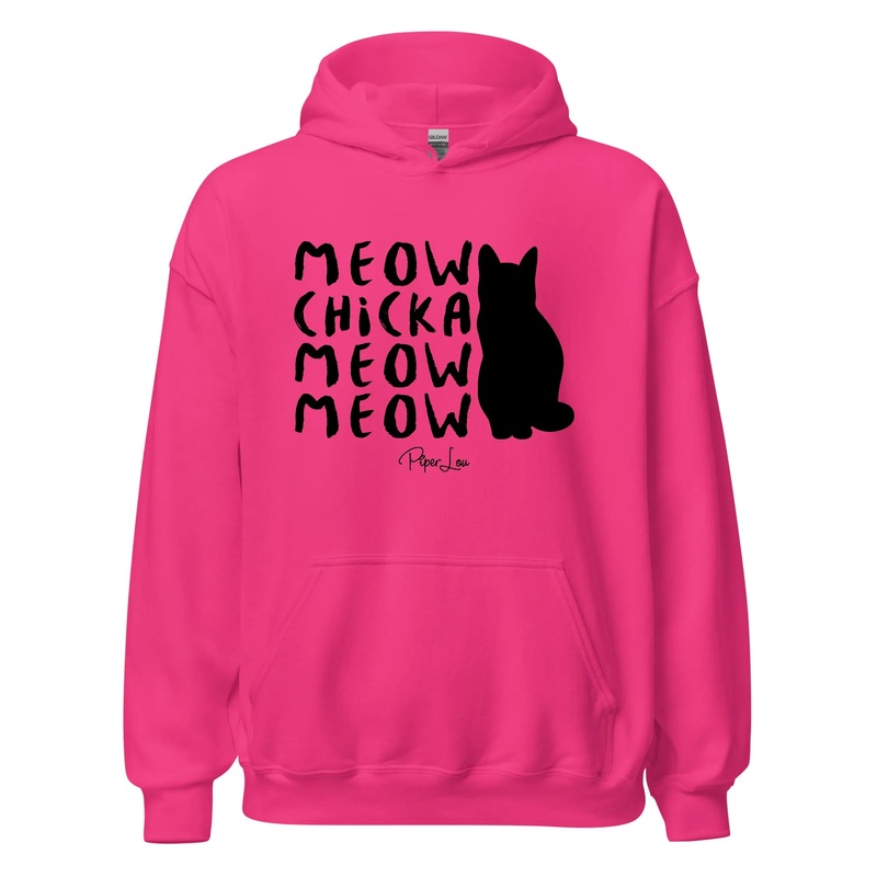 Meow Chicka Meow Meow - Graphic Hoodie White