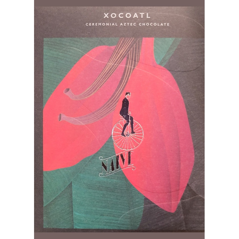 Naive Xocoatl Aztec Style Dark Chocolate, 50g