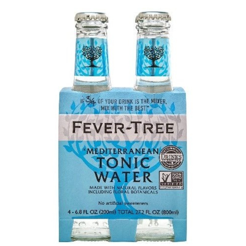 FEVER TREE Mediterranean Tonic Water 4 Pack