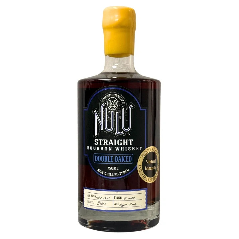 Nulu Double Oaked Jaqueira Barrel Finish Straight Bourbon Whiskey