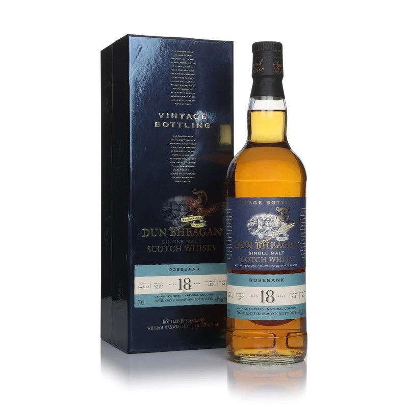 Rosebank 18 Year Old 1990 Cask #611 - Dun Bheagan (Ian Macleod) Single Malt Scotch Whisky | 700ML