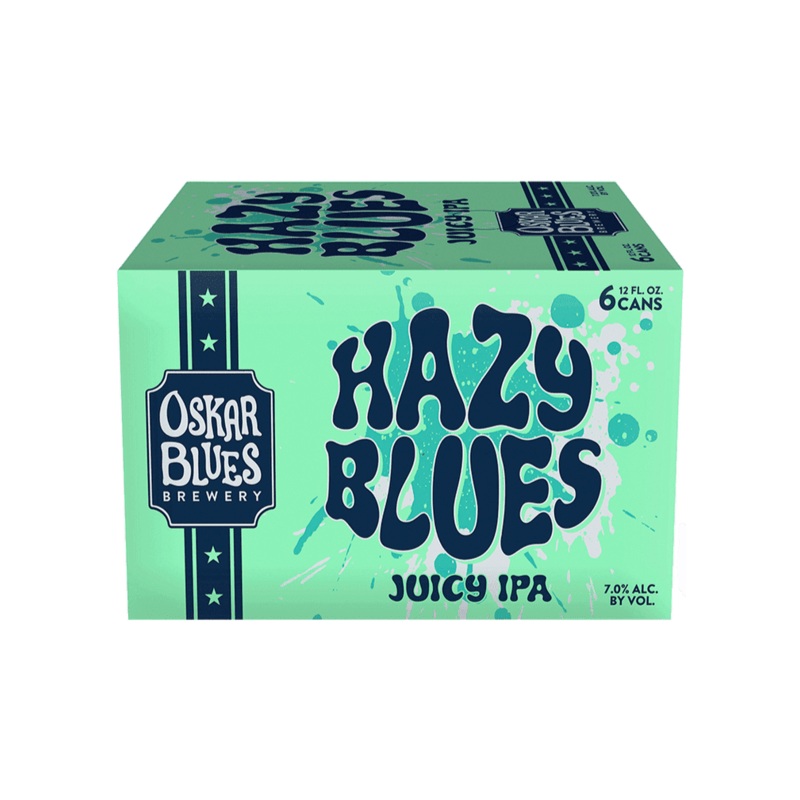 OSKAR BLUES Hazy Blues Juicy IPA 6 Pack