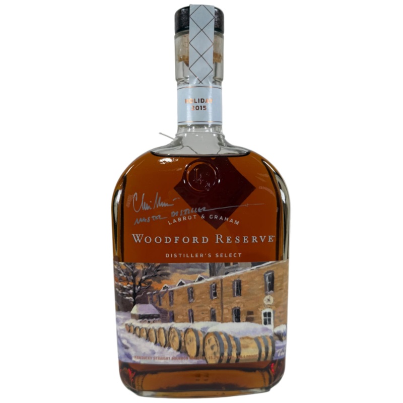 Woodford Reserve Distiller's 2015 Select Holiday Signed Kentucky Straight Bourbon Whiskey | 1L