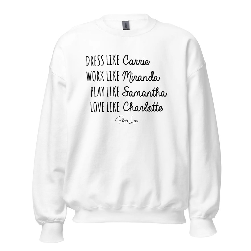 Dress Like Carrie - Crewneck Sweatshirt White