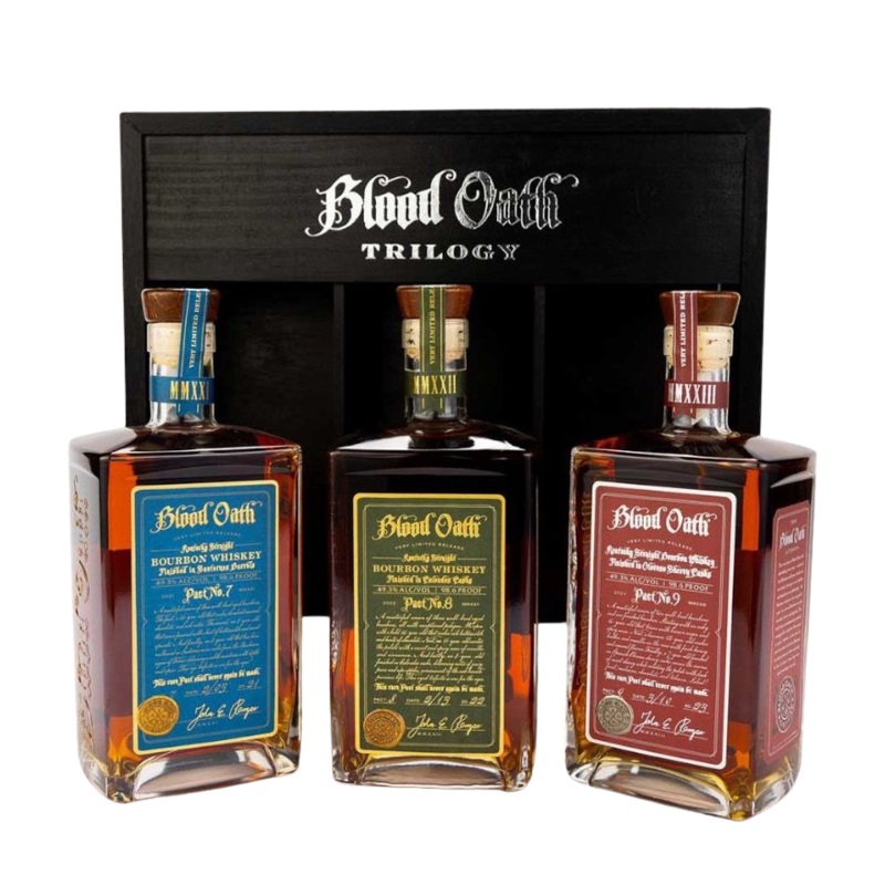 Blood Oath TrilogySet | Pact No. 7-8-9| Kentucky Straight Bourbon Whiskey