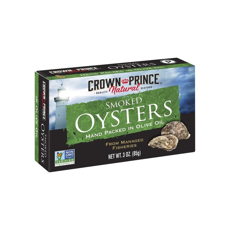 CROWN PRINCE Smoked Oysters In Olive Oil