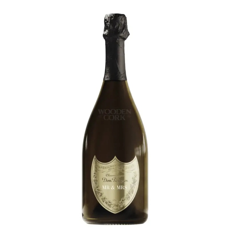 Dom Prignon Brut Champagne "MR & MRS" Shield