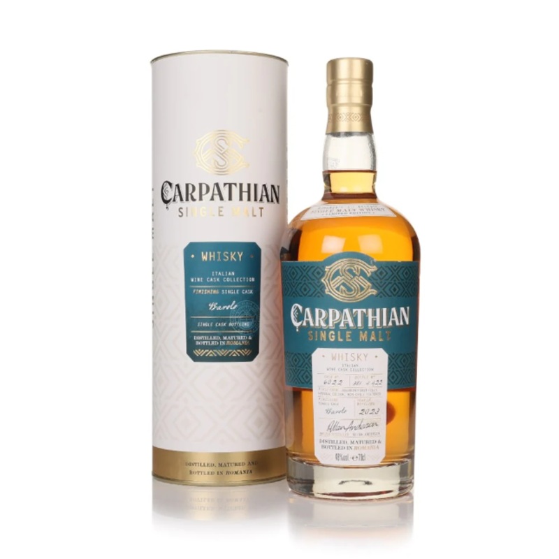 Carpathian Barolo Cask Finish Italian Wine Cask Collection Single Malt Whisky | 700ML
