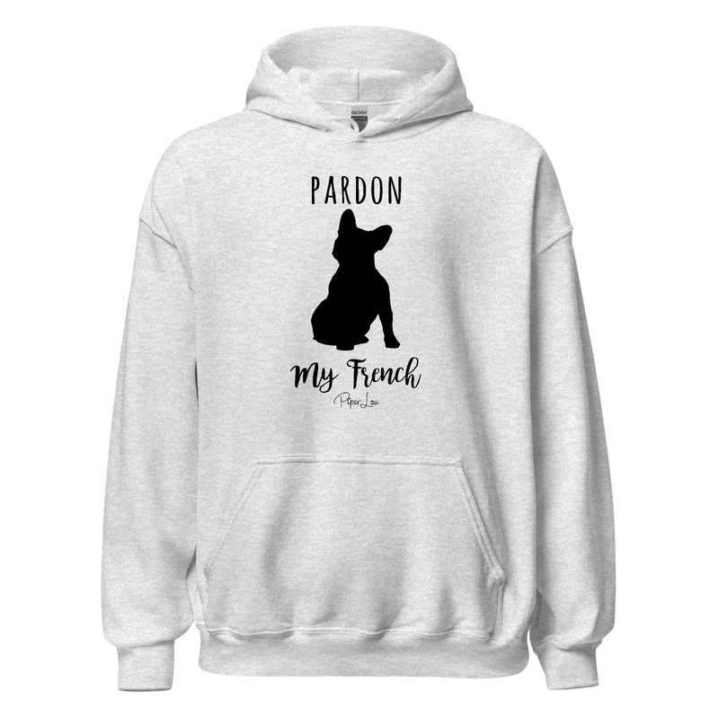 Pardon My French - Graphic Hoodie White