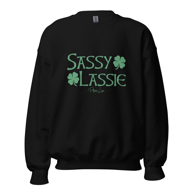 Stassy Lassie Crewneck Sweatshirt White
