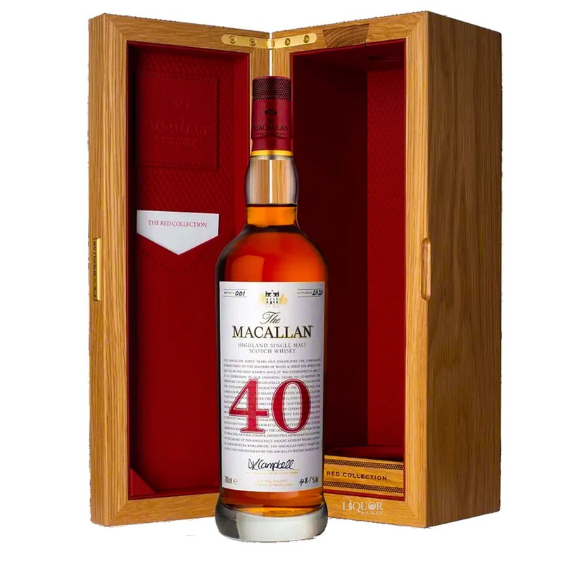The Macallan Red Collection 40 Year Scotch Whisky 700ml