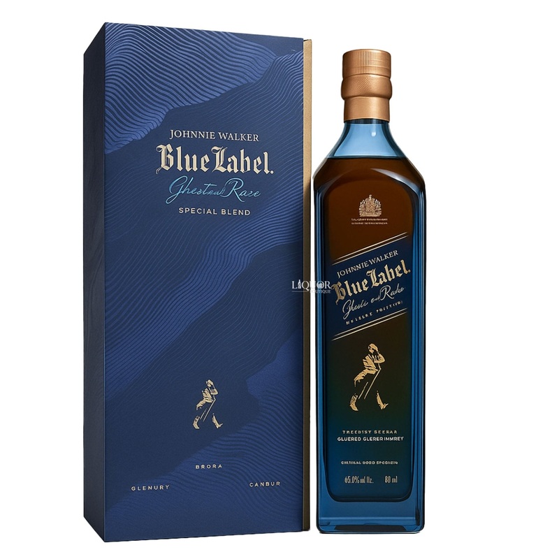 Johnnie Walker Blue Label Ghost and Rare Brora Edition