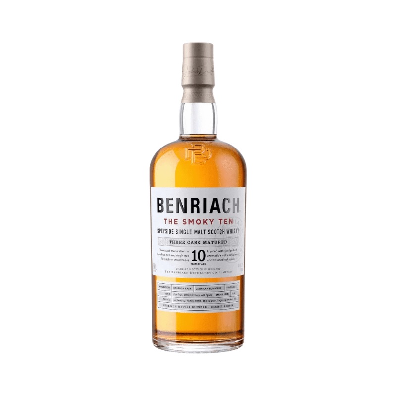 Benriach The Smoky Ten Speyside Single Malt Scotch Whisky 750mL