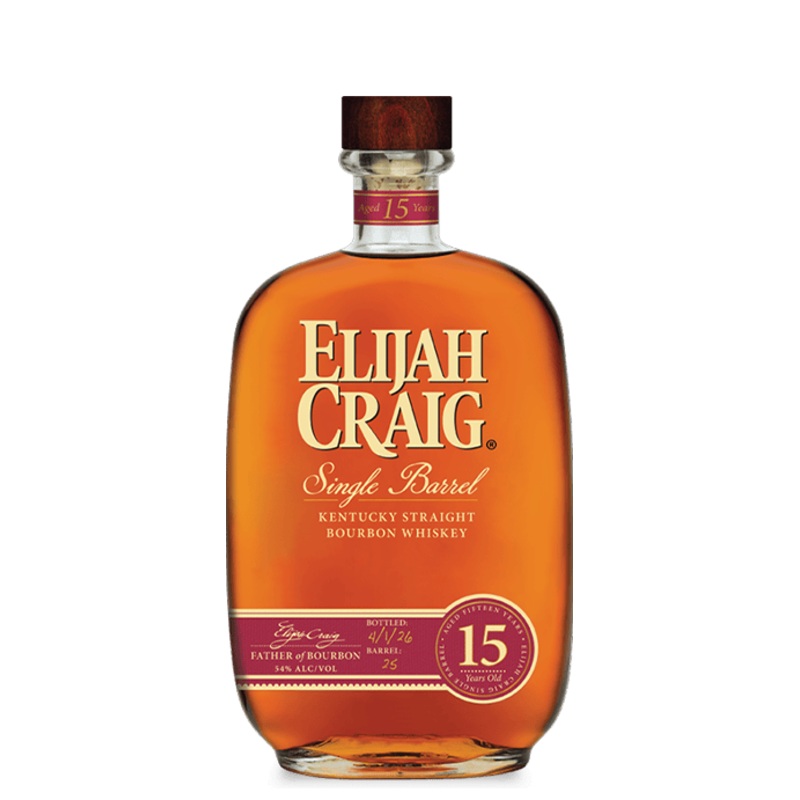 Elijah Craig 15 Year Old Single Barrel