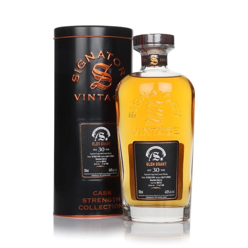 Glen Grant 30 Year Old 1995 Cask #88243 - Cask Strength Collection (Signatory) Single Malt Scotch Whisky | 700ML