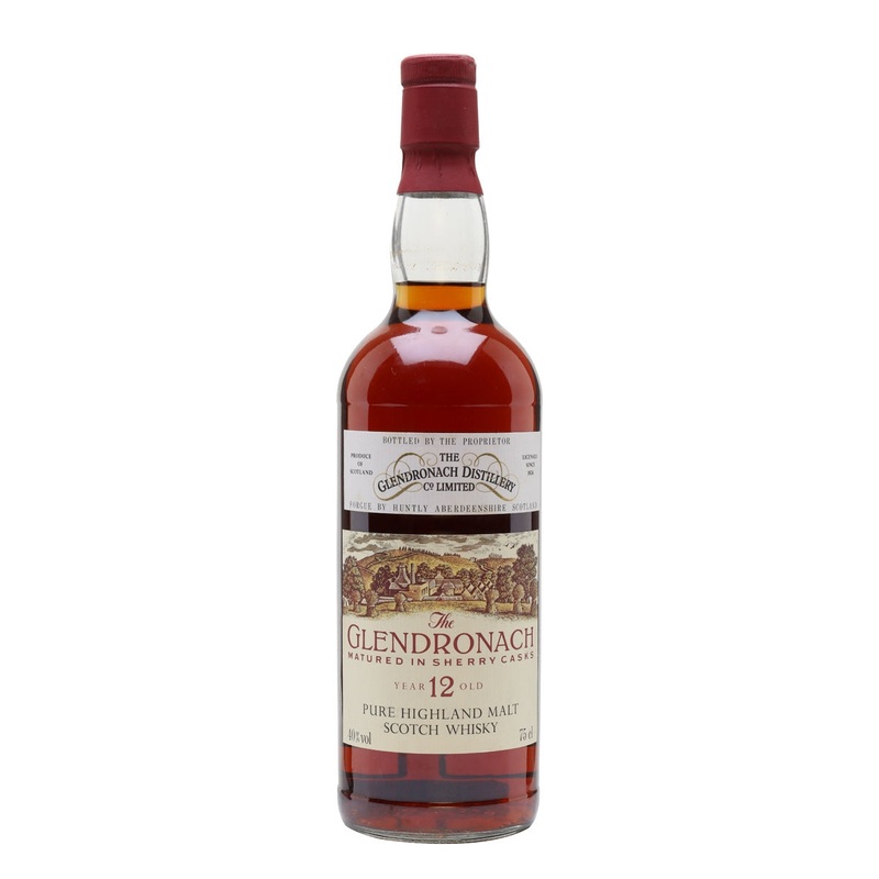 Glendronach 12 Year Old Sherry Cask Bot.1980s Highland Single Malt Scotch Whisky