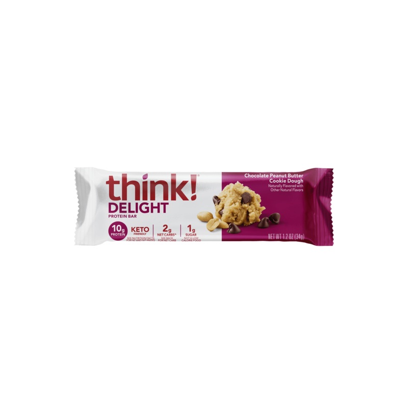 THINK! Keto Chocolate Peanut Butter Cookie Dough High Protein Bar