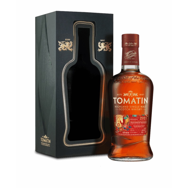 Tomatin Year of the Horse | First Fill PX Sherry Butt 2011 Single Cask Whisky | 2026 Limited Edition | 700ML