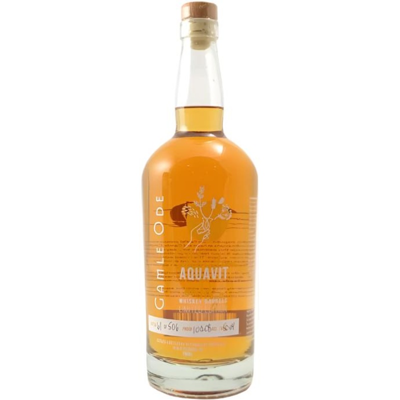 Gamle Ode Holiday on Rye Barrels Aquavit Liqueur