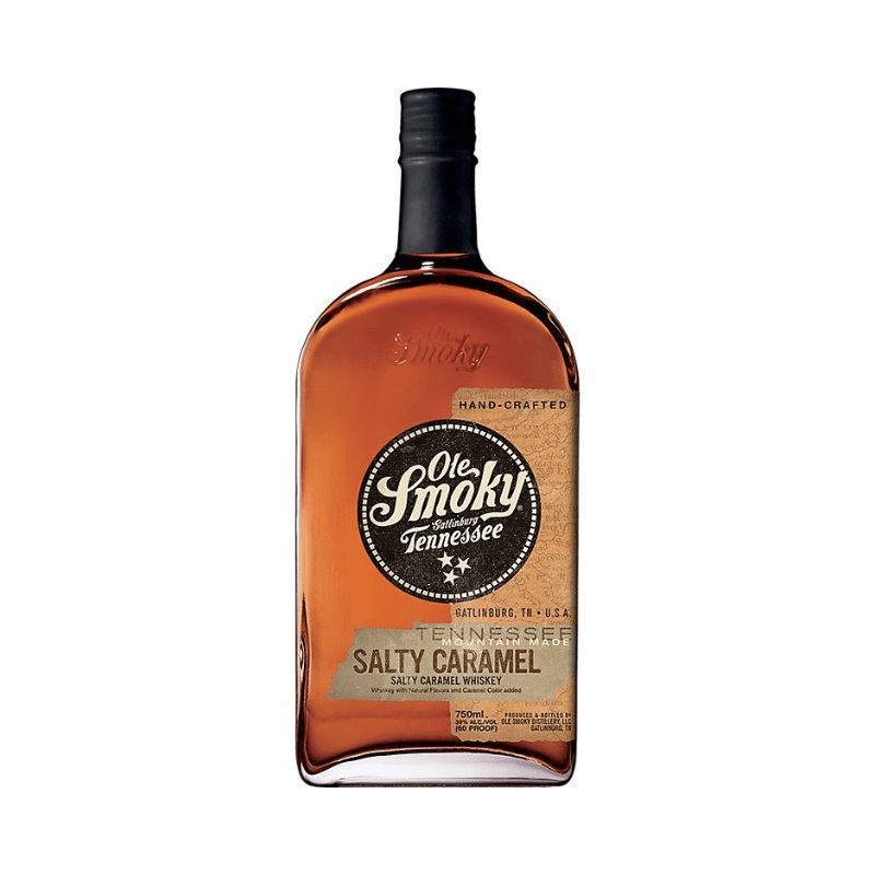 Ole Smoky Salty Caramel Flavored Whiskey Mountain Made 750ml