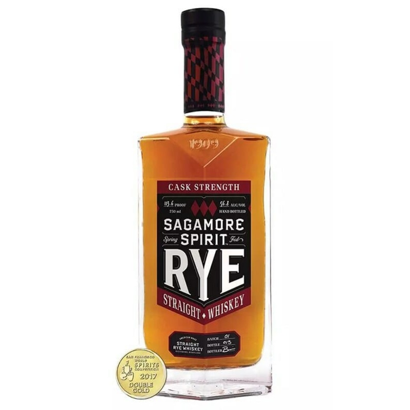 Sagamore Spirit Cask Strength Rye 112.2 Proof Whiskey 750ml